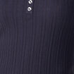T-shirt à manches longues bleu marine femme