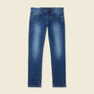 Jeans straight éco-responsable denim stone homme