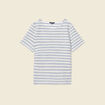 T-shirt manches courtes bleu foncé femme