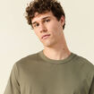 T-shirt éco-responsable vert kaki homme