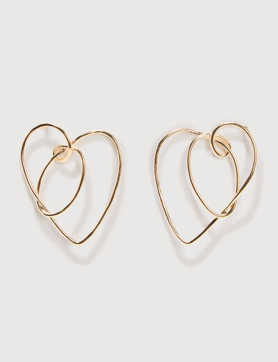 Boucles d'oreilles couleur or femme