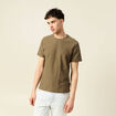 T-shirt manches courtes vert kaki homme