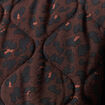 Blouson matelass&eacute; camel femme