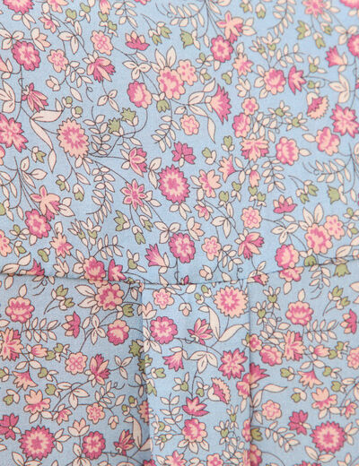Chemise droite manches longues bleu gris femme