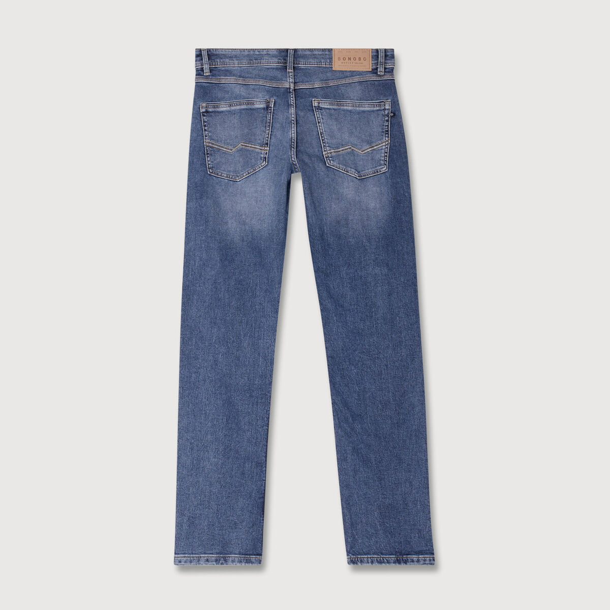 Jeans straight ultra stretch denim stone homme