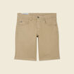 Bermuda droit 5 poches gris homme