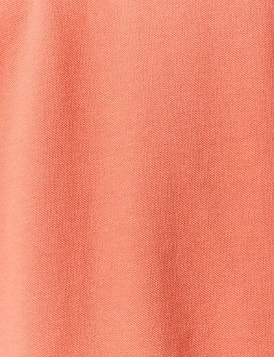 Polo éco-responsable rose homme