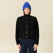 Gilet manches longues noir femme