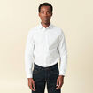 Chemise manches longues blanc homme