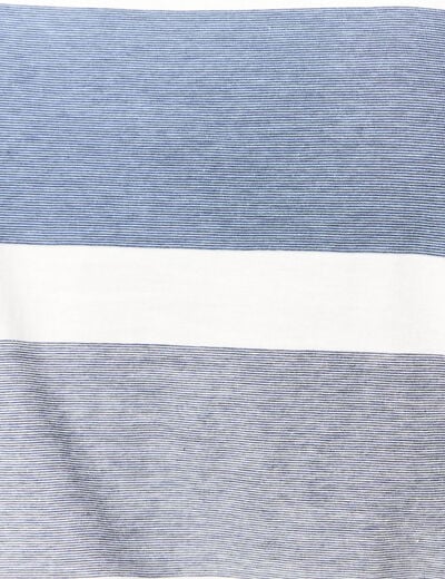 T-shirt manches courtes bleu gris homme
