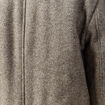 Manteau droit long col classique beige homme