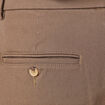 Pantalon chino 7/8ème taupe homme