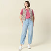 T-shirt manches courtes vieux rose femme
