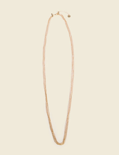 Collier couleur or femme