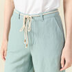 Pantalon large éco-responsable vert pastel femme