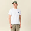 T-shirt manches courtes blanc homme