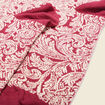 Chaussettes fabriquées en France rouge foncé femme