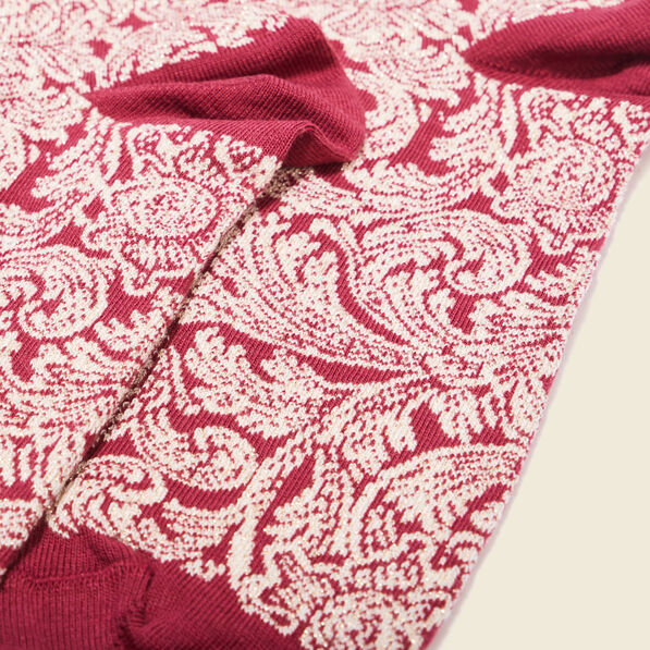 chaussettes fabriquees en france rouge fonce femme Chaussettes fabriquées en France rouge foncé femme