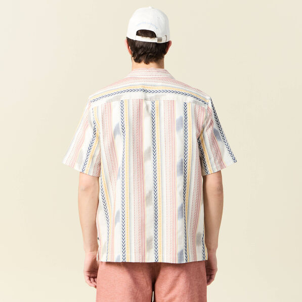 Chemise manches courtes bleu foncé homme