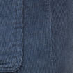 Pantalon large taille haute en velours gris femme