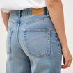 Jeans straight taille standard bleu femme