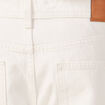 Jeans relaxed 5 poches denim blanc homme