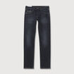 Jeans straight longueur 34 denim brut homme