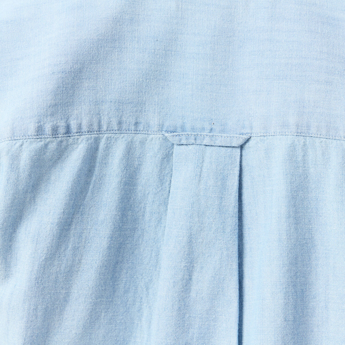Chemise col classique manches longues bleu clair homme