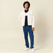 Pull manches longues bleu marine homme