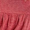Robe droite ceinturée orange foncé femme