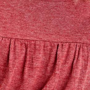 Robe droite ceinturée orange foncé femme