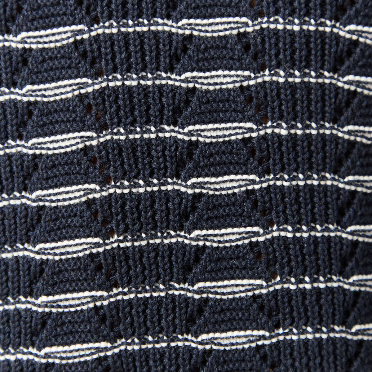Polo ample en coton manches courtes bleu marine homme