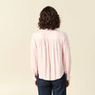 Blouse manches longues rose clair femme