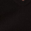 Pull débardeur éco-responsable noir femme