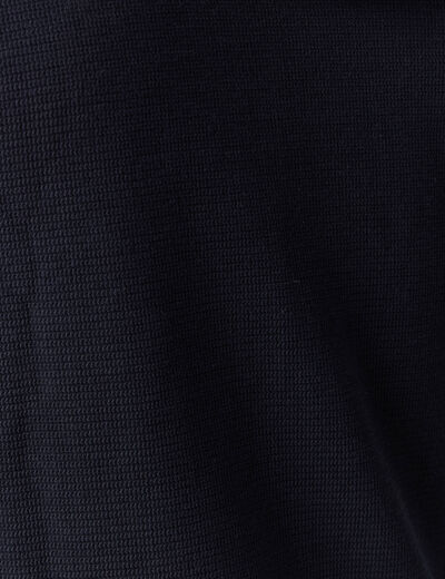 T-shirt à capuche bleu marine homme