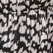 Robe longue évasée manches 3/4 noir femme