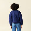 Gilet matelassé bleu foncé femme