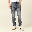 Jeans jogger battle denim gris homme