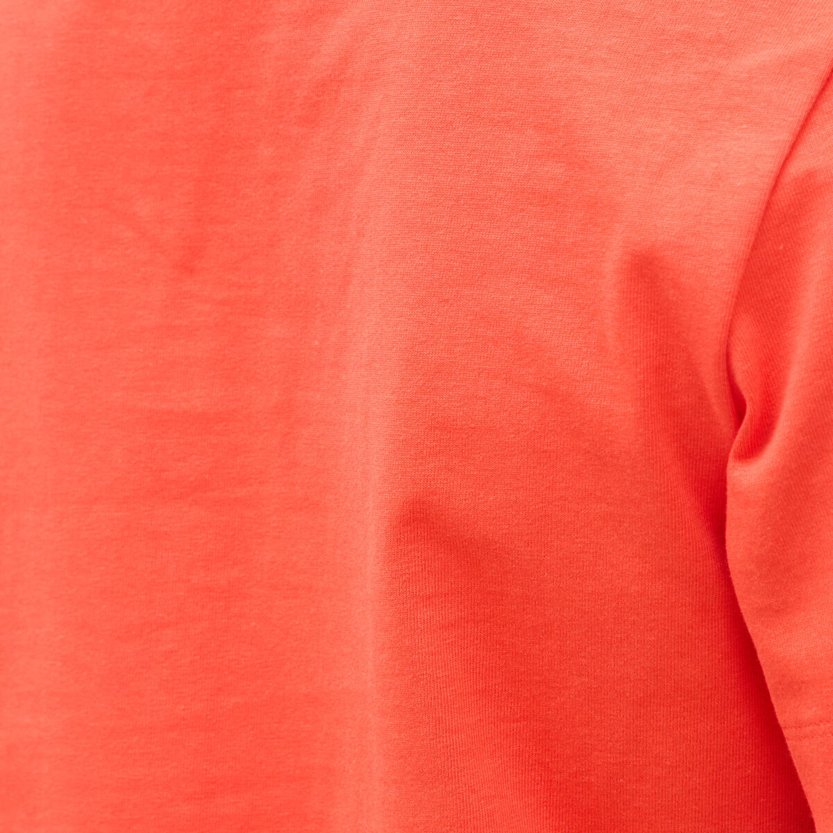 T-shirt manches courtes orange fonc&eacute; femme