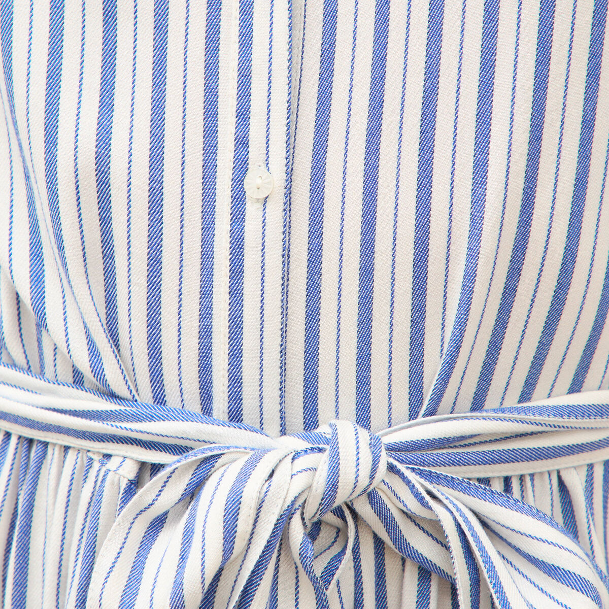 Robe manches courtes col am&eacute;ricain ecru femme