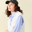 Pull éco-responsable ecru femme