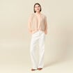 Gilet sans manches creme femme