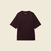 T-shirt en coton marron fonc&eacute; homme