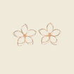 Boucles d'oreilles clous couleur or femme