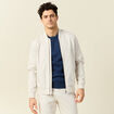 Blouson zipp&eacute; col teddy sable homme