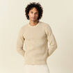 Pull éco-responsable sable homme