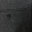 Pantalon chino large longueur 32 gris fonc&eacute; homme