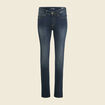 Jeans Demi - regular taille haute denim brut femme