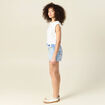 T-shirt sans manches blanc femme