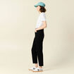 Jeans mom 7/8ème denim noir femme